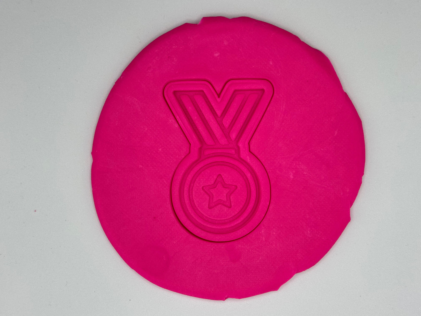 Keksausstecher - Medaille mit Stern