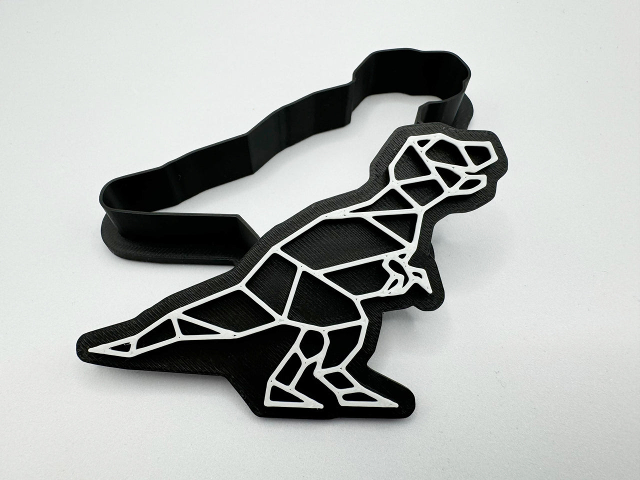Keksausstecher - Polygonaler Dinosaurier - Rex