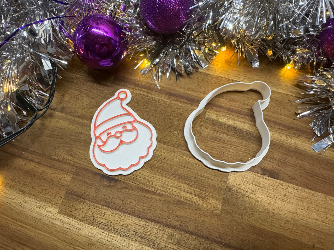 Keksausstecher - Lachender Weihnachtsmann