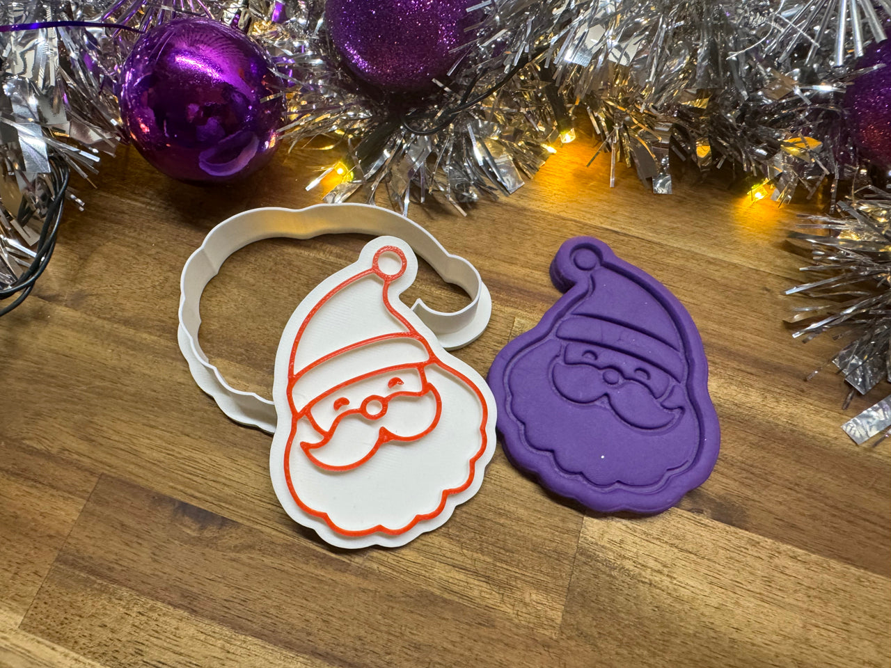 Keksausstecher - Lachender Weihnachtsmann