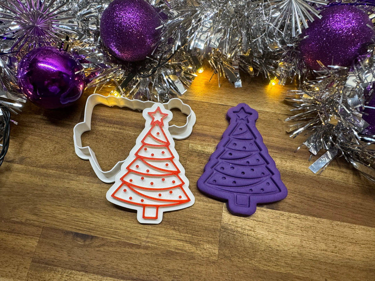 Keksausstecher - Geschmückter Weihnachtsbaum