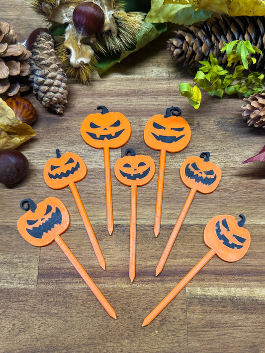 Spieße mit Halloween motiv (7 set)