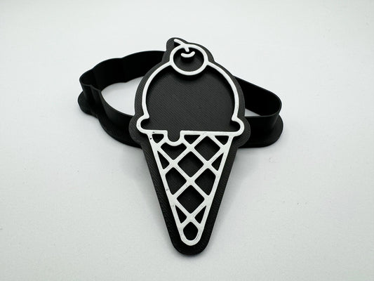 Keksausstecher - Eis mit Kirsche