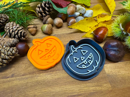 Keksausstecher - Zahnige Halloween-Kürbis