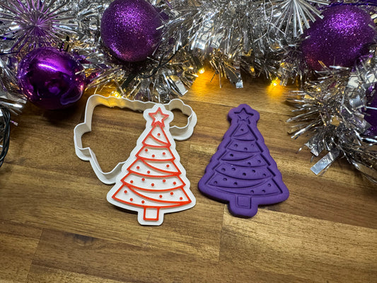 Keksausstecher - Geschmückter Weihnachtsbaum