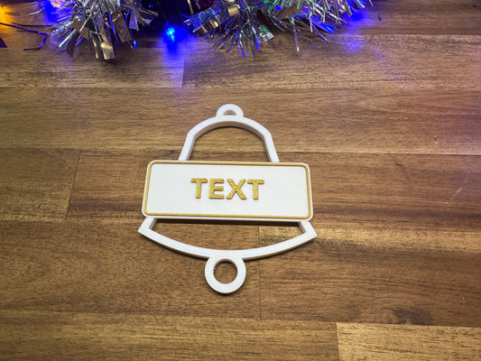 Personalisierter Christbaumschmuck - Glocke