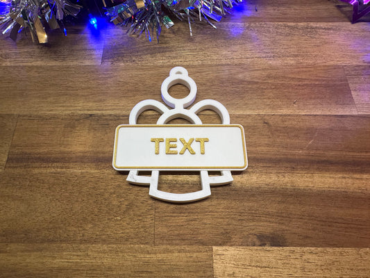 Personalisierter Christbaumschmuck - Engel