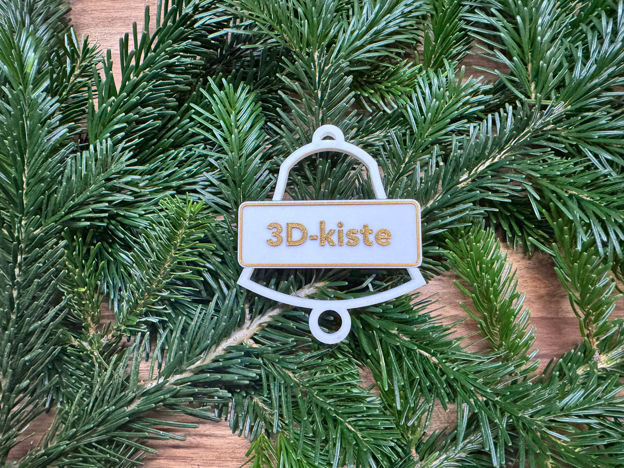 Personalisierter Christbaumschmuck - 4Set - Glöckchen