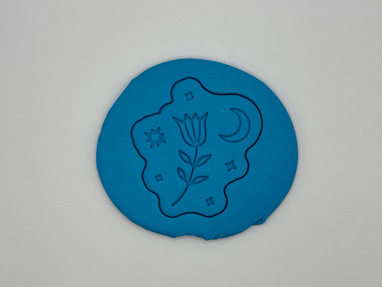 Keksausstecher - Blume im Sternenlicht
