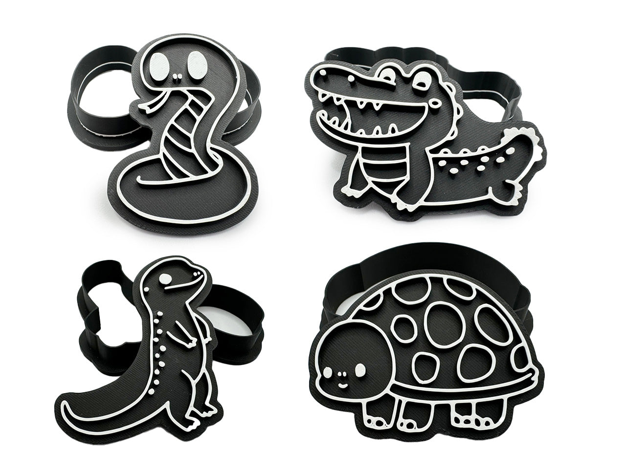 Keksausstecherset - Reptilien